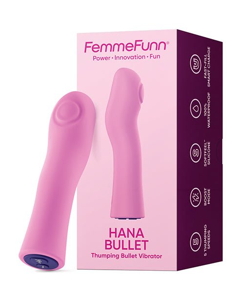 Femme Funn Hana Fingerlike Thumping Bullet - Pink | Shop Lowest Prices at fonlove.shop