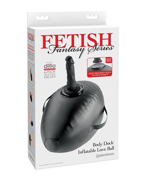 Fetish Fantasy Series Body Dock Inflatable Love Ball - Black | Shop Lowest Prices at fonlove.shop