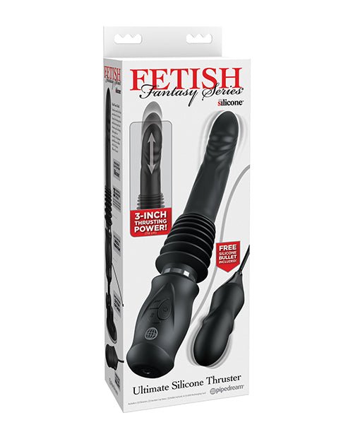Fetish Fantasy Series Ultimate Silicone Thruster - Black | Shop Lowest Prices at fonlove.shop
