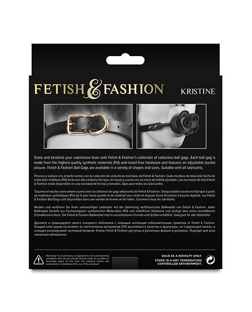 Fetish & Fashion Kristine Ball Gag - Black | Shop Lowest Prices at fonlove.shop