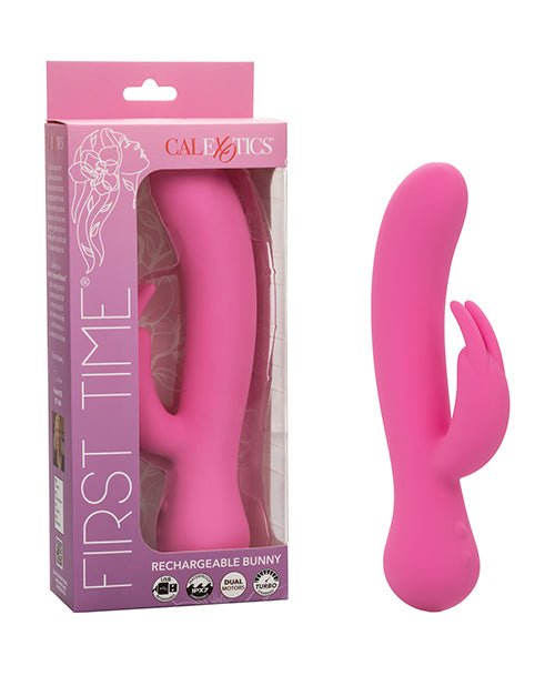 First Time Rechargeable Rabbit Vibrator - Pink | Shop Lowest Prices at fonlove.shop