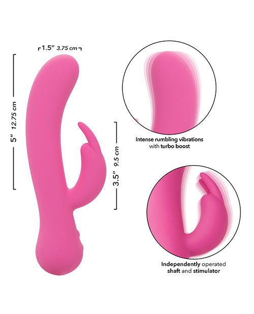 First Time Rechargeable Rabbit Vibrator - Pink | Shop Lowest Prices at fonlove.shop