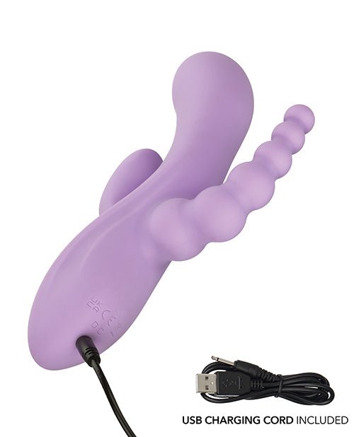 Flex Bend & Hold Triple Rumbler Triple Motor Massager - Purple | Shop Lowest Prices at fonlove.shop