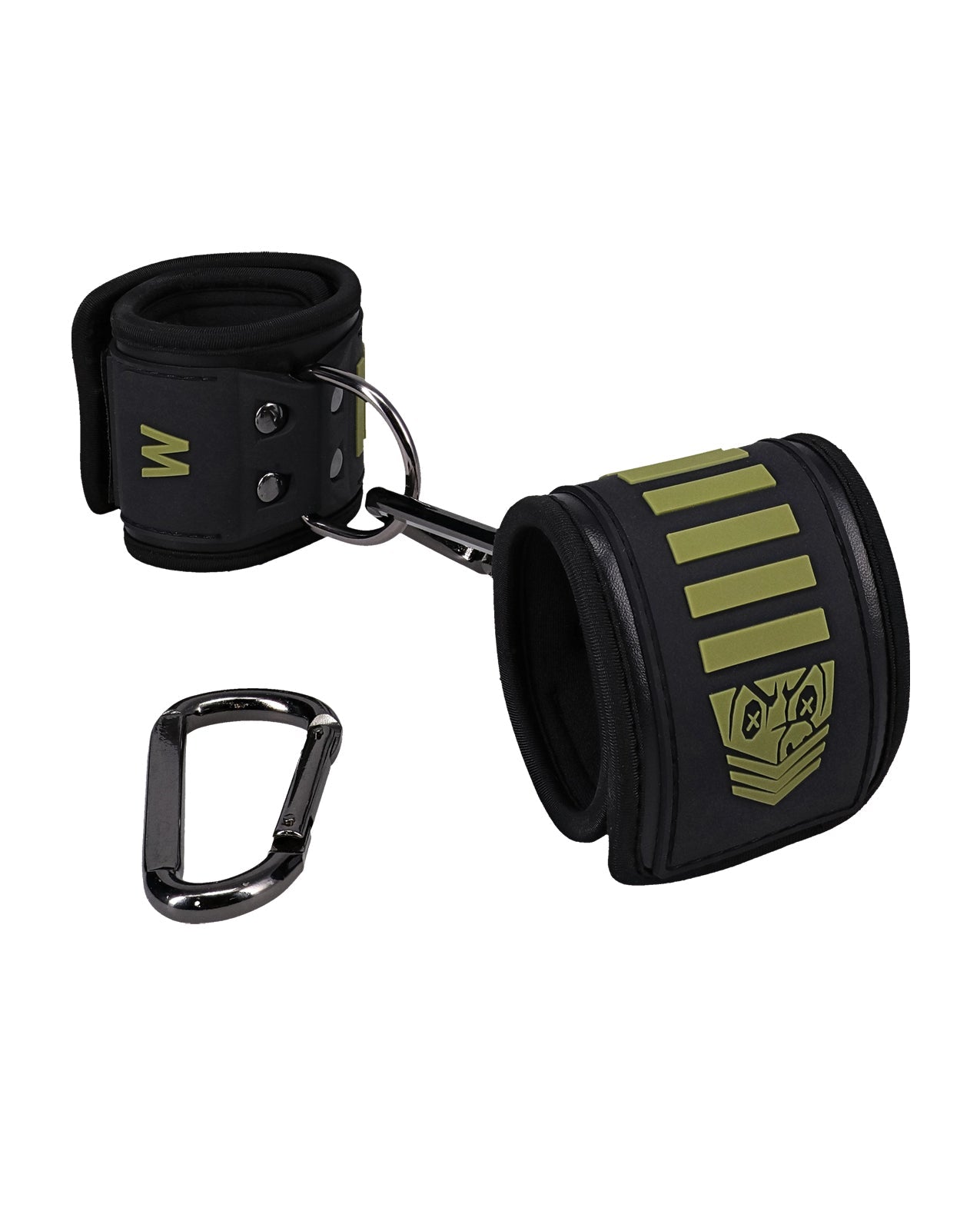 Fort Troff Tactical Wrist Cuffs - Black/Green | Shop Lowest Prices at fonlove.shop