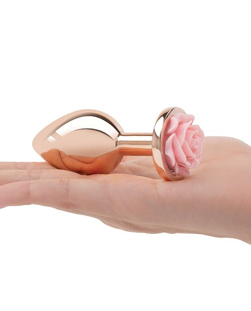 Gemsations 3 pc 2.75" & 3.15" & 3.7" Rose Metal Butt Plug Training Set - Rose Gold | Shop Lowest Prices at fonlove.shop