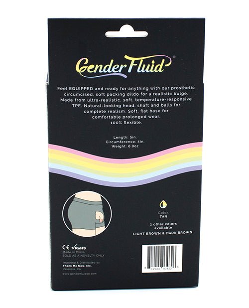Gender Fluid 5" Equipped Soft Packer | Shop Lowest Prices at fonlove.shop