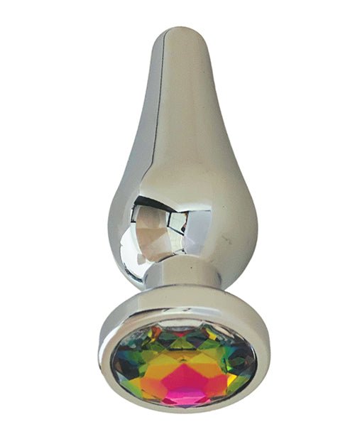 Gender Fluid Excite! Flared Plug - Silver | Shop Lowest Prices at fonlove.shop