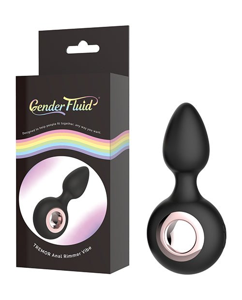 Gender Fluid Tremor Ring Plug Anal Vibe - Black | Shop Lowest Prices at fonlove.shop