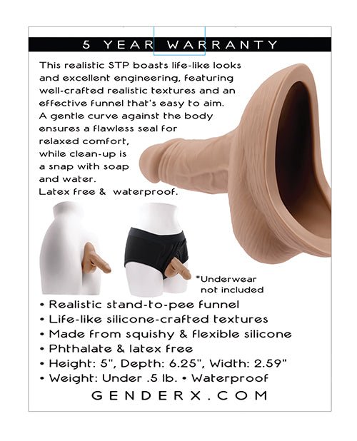 Gender X Silicone Stand To Pee - Medium | Shop Lowest Prices at fonlove.shop