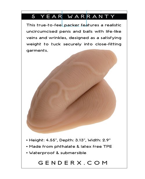 Gender X The Uncircumcised Packer - Medium | Shop Lowest Prices at fonlove.shop
