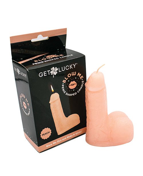 Get Lucky 5" Blow Me Penis Candle - Peach | Shop Lowest Prices at fonlove.shop