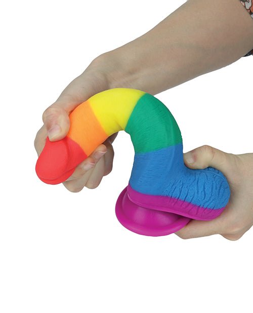Get Lucky 7.5" Real Skin Series Pride - Rainbow | Shop Lowest Prices at fonlove.shop