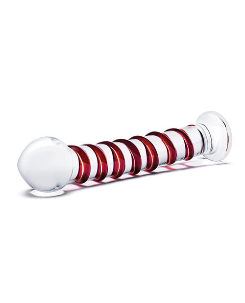 Glas 10" Mr. Swirly Dildo - Red | Shop Lowest Prices at fonlove.shop