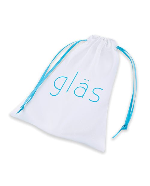 Glas 4" Beaded Glass Butt Plug w/Tapered Base - Clear | Shop Lowest Prices at fonlove.shop