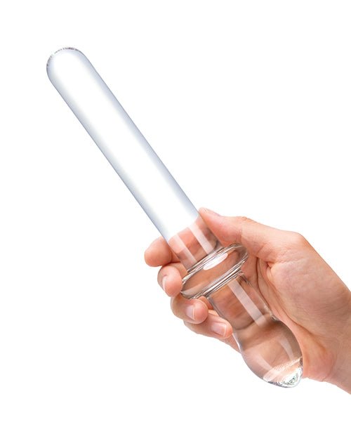 Glas 9.25" Classic Smooth Dual Ended Dildo - Clear | Shop Lowest Prices at fonlove.shop