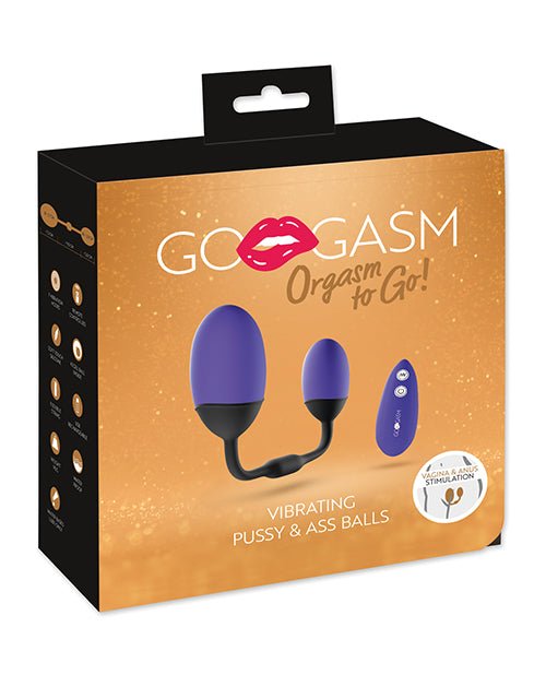 GoGasm Vibrating Pussy & Ass Balls - Purple | Shop Lowest Prices at fonlove.shop