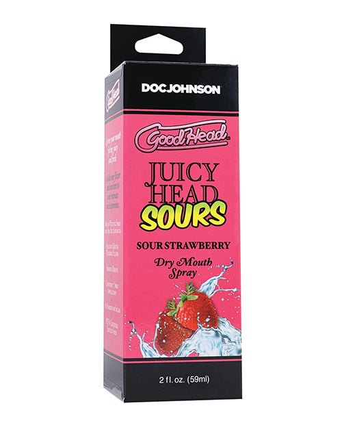 GoodHead Juicy Head Dry Mouth Spray - 2 oz Spray Bottle Sour Strawberry | Shop Lowest Prices at fonlove.shop