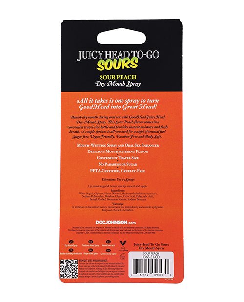 GoodHead Juicy Head Dry Mouth Spray To - Go - .30 oz Sour Peach | Shop Lowest Prices at fonlove.shop