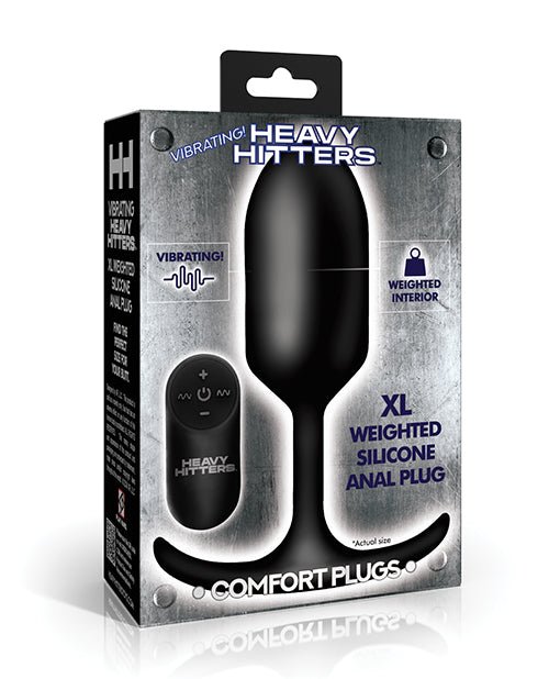 Heavy Hitters - Vibrating Weighted Silicone Anal Plug - Extra Large | Shop Lowest Prices at fonlove.shop