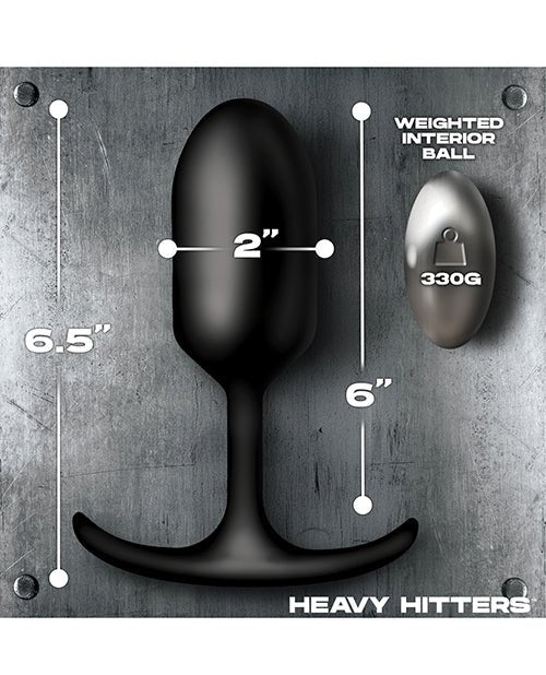 Heavy Hitters - Vibrating Weighted Silicone Anal Plug - Extra Large | Shop Lowest Prices at fonlove.shop