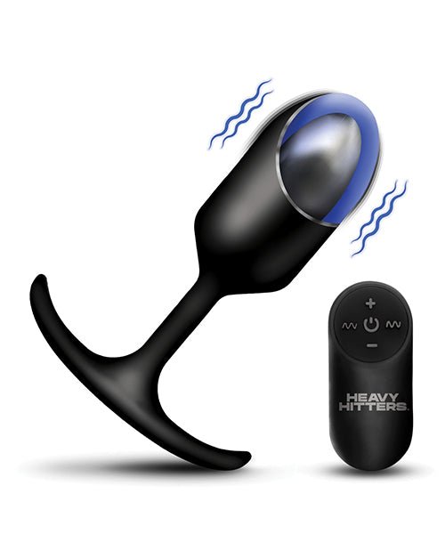 Heavy Hitters - Vibrating Weighted Silicone Anal Plug - Large | Shop Lowest Prices at fonlove.shop