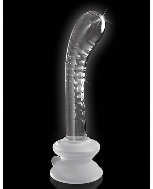 Icicles No. 88 Hand Blown Glass G - Spot Massager w/Suction Cup - Clear | Shop Lowest Prices at fonlove.shop