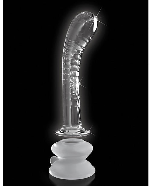 Icicles No. 88 Hand Blown Glass G - Spot Massager w/Suction Cup - Clear | Shop Lowest Prices at fonlove.shop