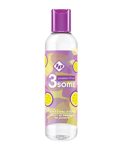 ID 3some 3 in 1 Lubricant - 4 oz Passion Fruit | Shop Lowest Prices at fonlove.shop