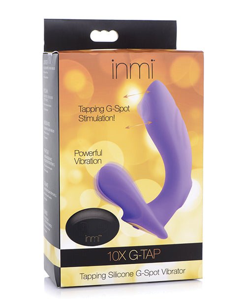 Inmi 10x G - Tap Tapping Silicone G Spot Vibrator - Purple | Shop Lowest Prices at fonlove.shop