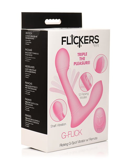 Inmi G - Flick Flicking G - Spot Vibrator w/Remote - Pink | Shop Lowest Prices at fonlove.shop