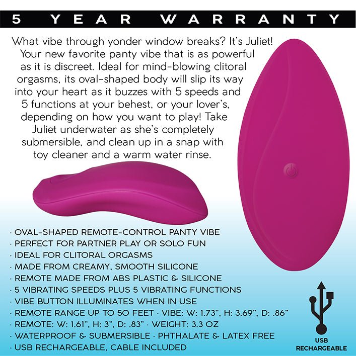 Intrigue Juliet Remote Panty Vibe | Shop Lowest Prices at fonlove.shop