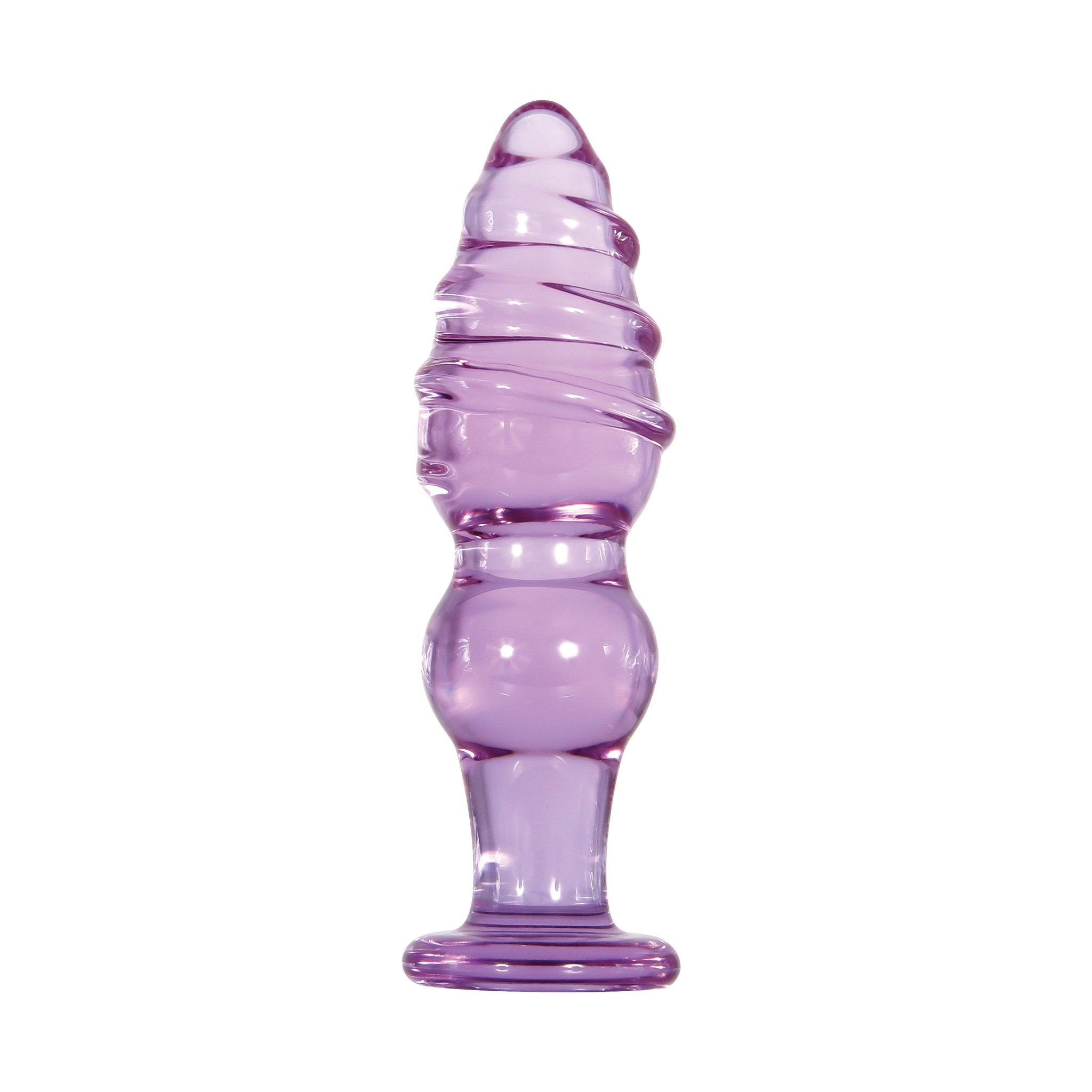 Intrigue KRYSTL 8 Glass Anal Plug | Shop Lowest Prices at fonlove.shop