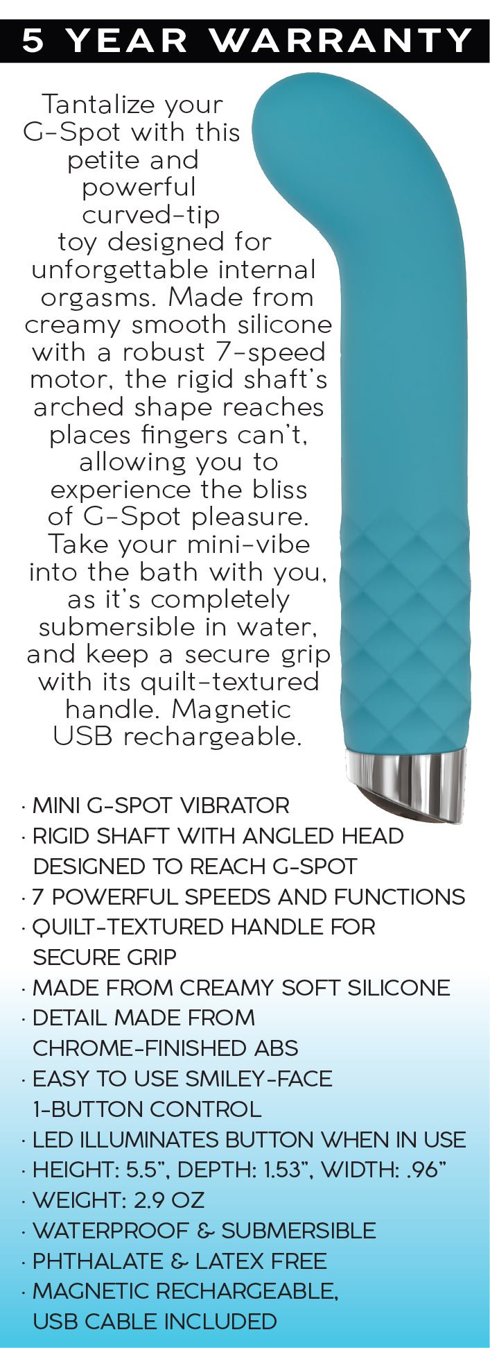 Intrigue The Admirer Mini G - Spot Vibe | Shop Lowest Prices at fonlove.shop