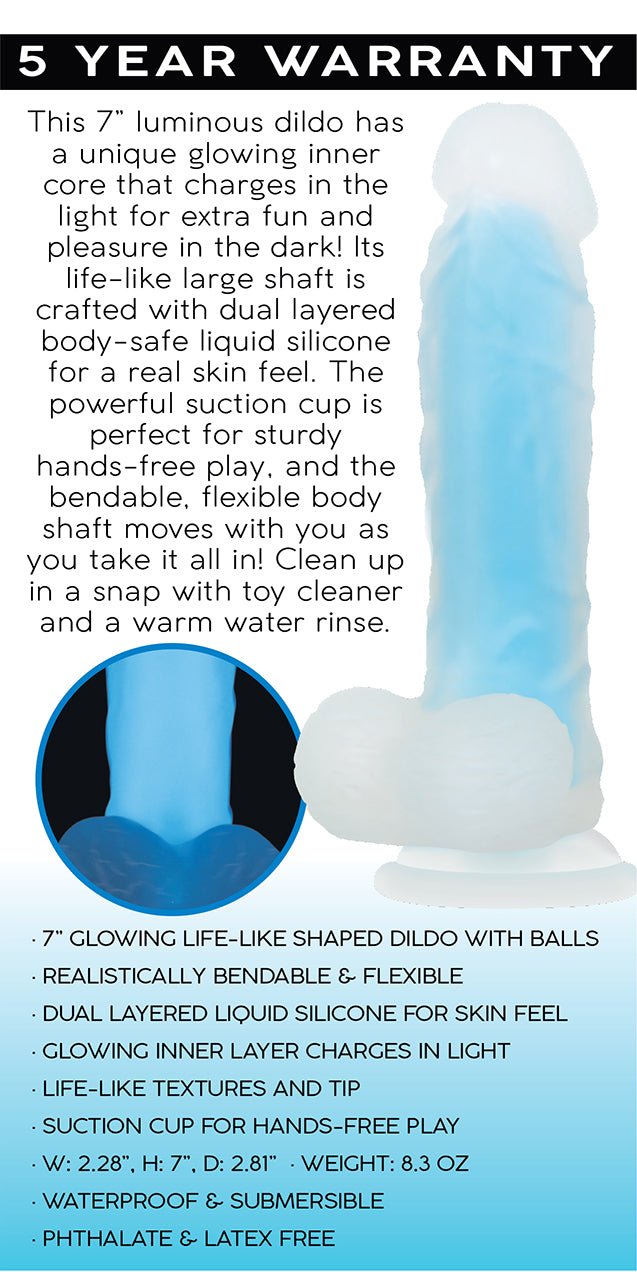 Intrigue The Phantom Glow in the Dark Dildo | Shop Lowest Prices at fonlove.shop