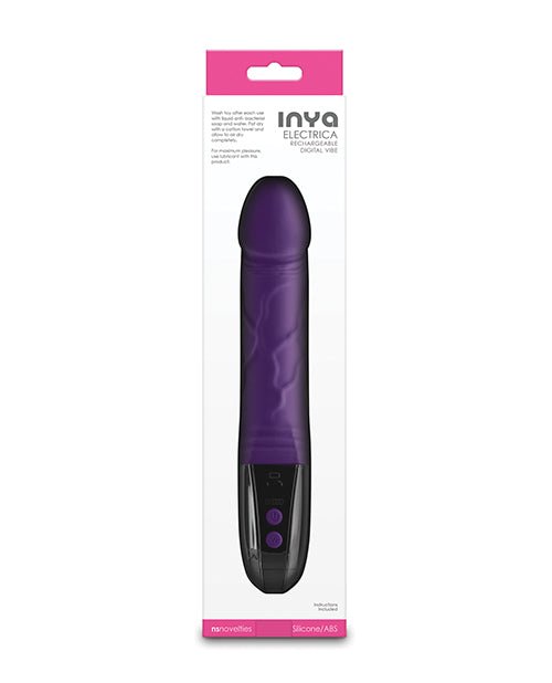 INYA Electrica Phallic Digital Vibrator - Purple | Shop Lowest Prices at fonlove.shop