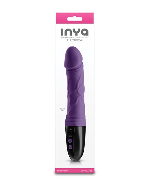 INYA Electrica Phallic Digital Vibrator - Purple | Shop Lowest Prices at fonlove.shop