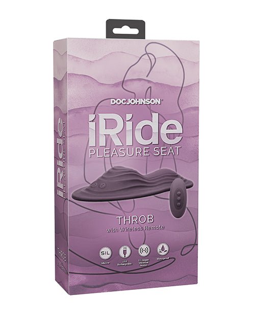 iRide Pleasure Seat Throb Stimulator Rechargeable w/Wireless Remote - Dusty Purple | Shop Lowest Prices at fonlove.shop