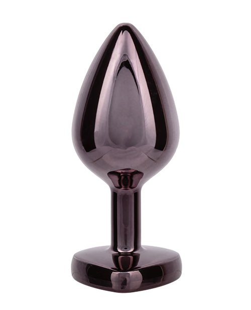 Jewel Black Diamond Heart Butt Plug - Large, Black | Shop Lowest Prices at fonlove.shop