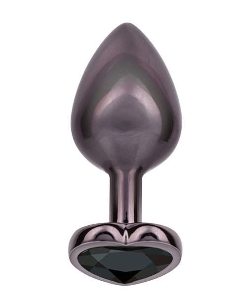 Jewel Black Diamond Heart Butt Plug - Large, Black | Shop Lowest Prices at fonlove.shop