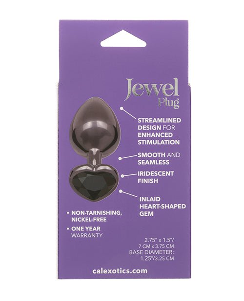 Jewel Black Diamond Heart Butt Plug - Large, Black | Shop Lowest Prices at fonlove.shop