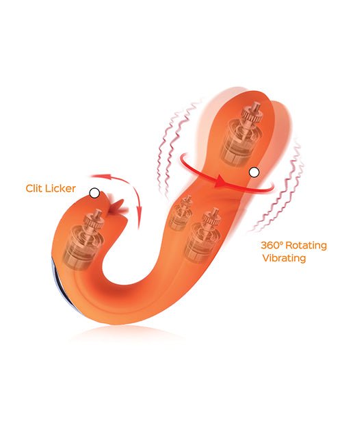 Joi Pro Rotating Head G - spot Vibrator & Clit Licker W/remote | Shop Lowest Prices at fonlove.shop