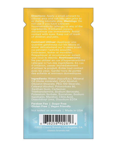 Joy Buzzer Naked Foil - 4 ml Pack of 24 | Shop Lowest Prices at fonlove.shop
