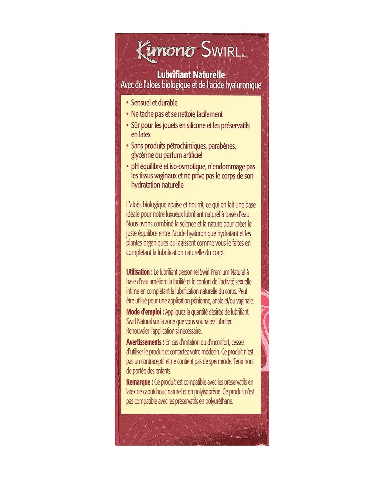 Kimono Swirl Natural Lubricant - 3.4 oz Pump | Shop Lowest Prices at fonlove.shop