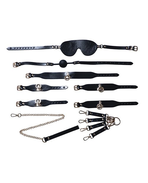 Kinky Play Box BDSM Kit 5 Piece Bondage Set - Black | Shop Lowest Prices at fonlove.shop