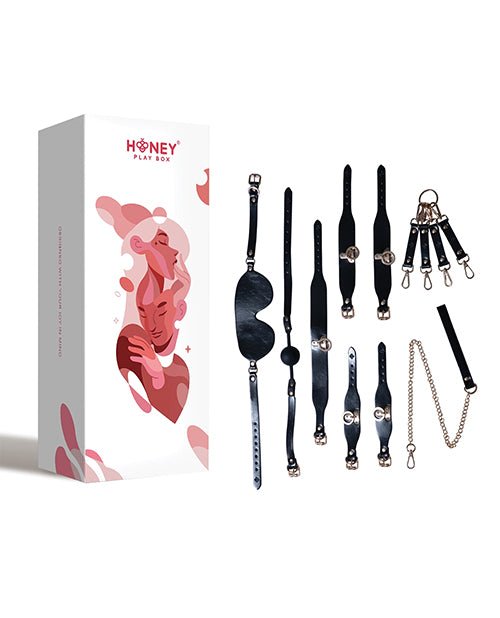 Kinky Play Box BDSM Kit 5 Piece Bondage Set - Black | Shop Lowest Prices at fonlove.shop