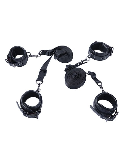 Kinky Play Box Luxury Bondage Bed Restraint Kit - Black | Shop Lowest Prices at fonlove.shop