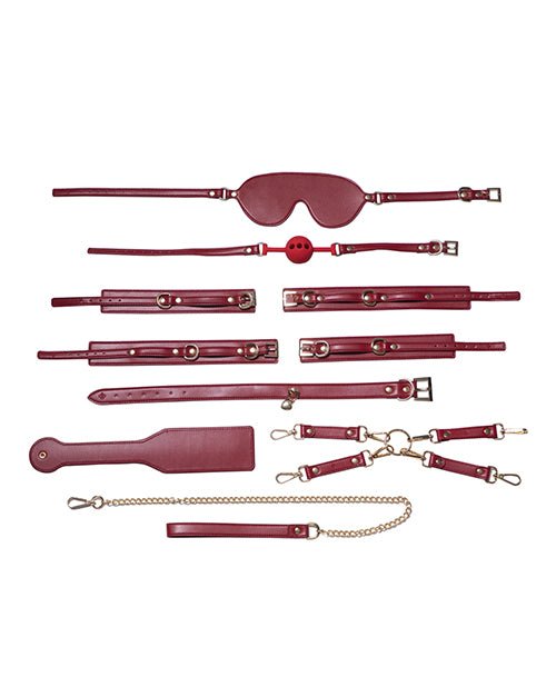 Kinky Play Box Red Passion 8 pc Set Bondage Kit - Red | Shop Lowest Prices at fonlove.shop