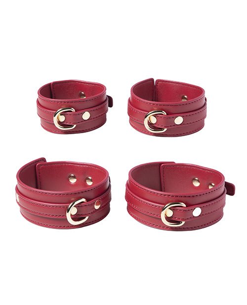 Kinky Play Box Red Passion 8 pc Set Bondage Kit - Red | Shop Lowest Prices at fonlove.shop