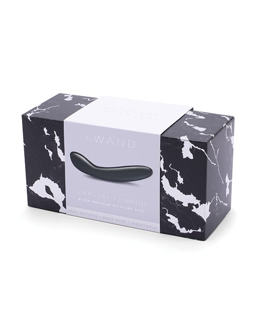 Le Wand Crystal G - Wand Stimulator - Black Obsidian | Shop Lowest Prices at fonlove.shop