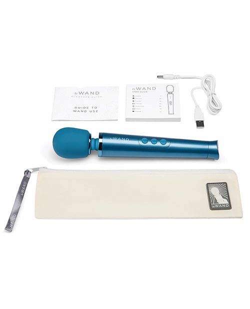 Le Wand Petite Rechargeable Massager - Blue | Shop Lowest Prices at fonlove.shop